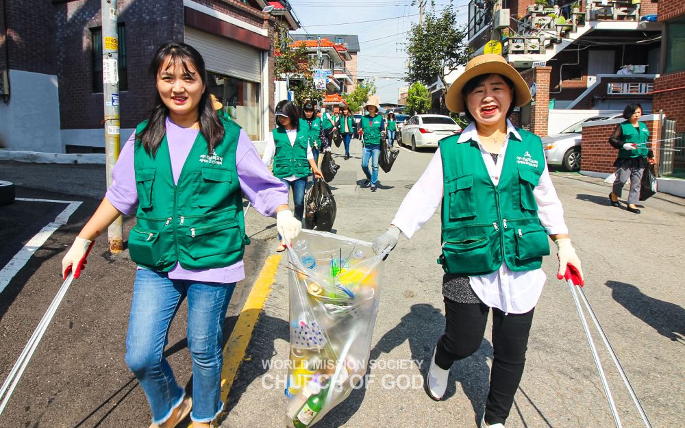 전 세계 제6068차 지구환경정화운동(화서동 일대)