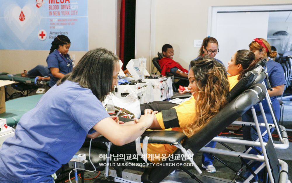 전 세계 유월절사랑 생명사랑 제515차 헌혈릴레이(뉴욕대학교 킴멜센터)