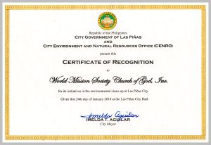 필리핀 라스피냐스 하나님의 교회 표창.jpg