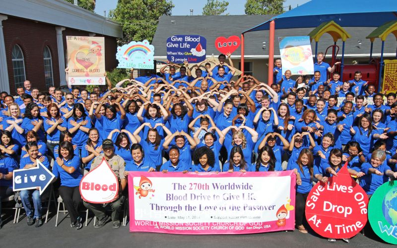파일:미국 CA 샌디에이고 하나님의 교회 270차 헌혈릴레이.JPG