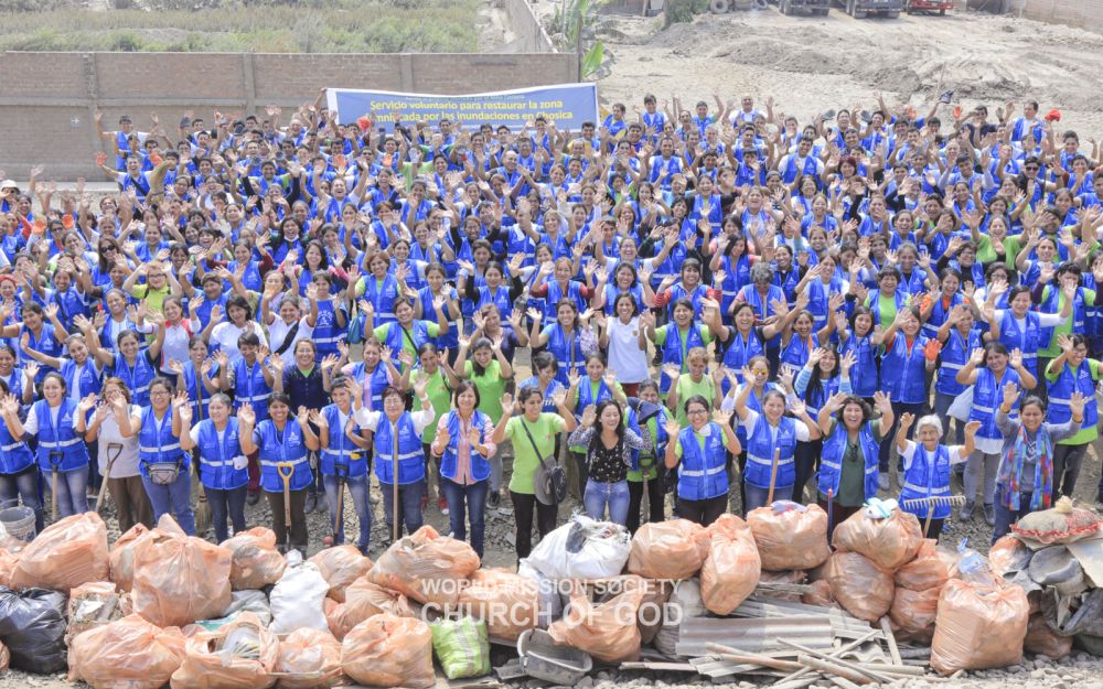 리마 루리간초초시카 카라퐁고 지역 수해복구