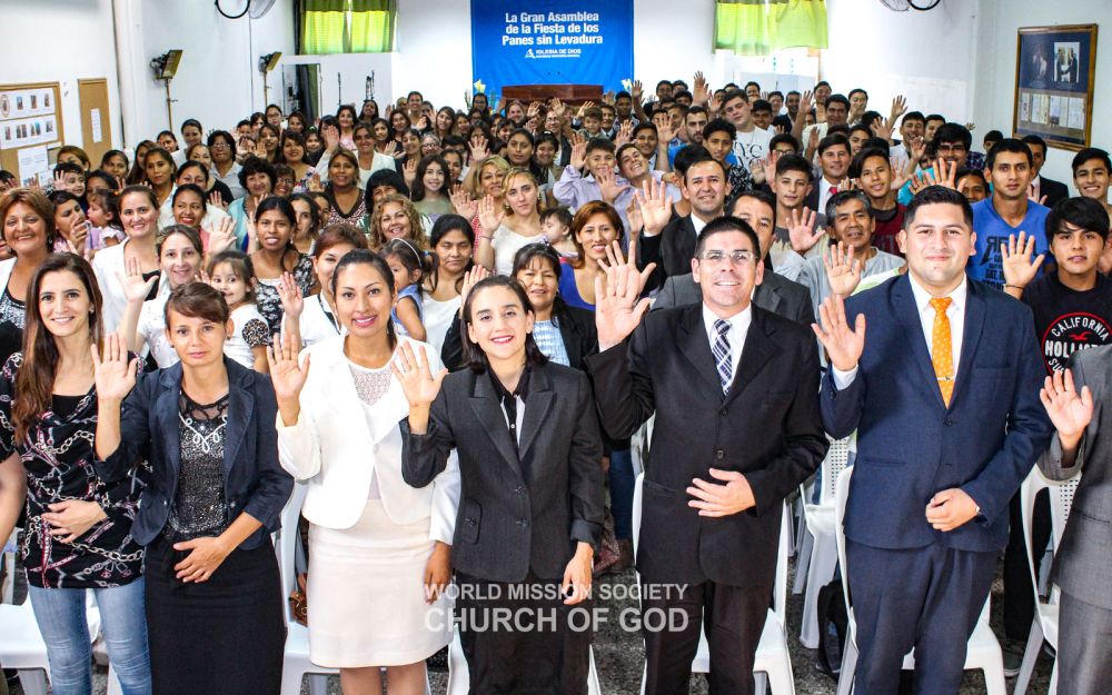 아르헨티나 비센테로페스 하나님의 교회 성도들