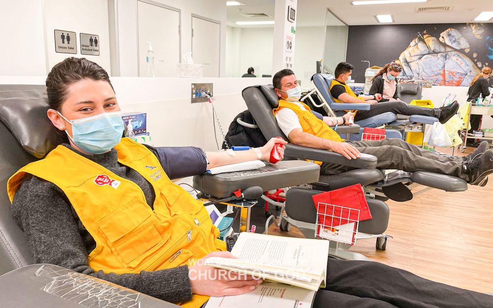 코로나19로 헌혈자가 급감한 가운데 멜버른교회가 2021년 5월 제999차 헌혈릴레이를 진행했다.